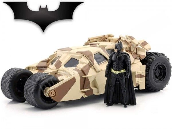 Cochesdememetal.es 2012 The Dark Knight Trilogy Camouflage Tumbler + Figura Batman 1:24 Jada Toys 98543/253215006