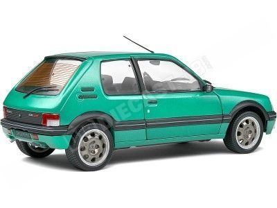 1985 Peugeot 205 GTI 1.9L Phase 1 Grifee Verde Fluor 1:18 Solido S1801712 2