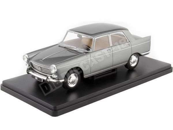 1960 Peugeot 404 Gris Metalizado 1:24 WhiteBox 124160