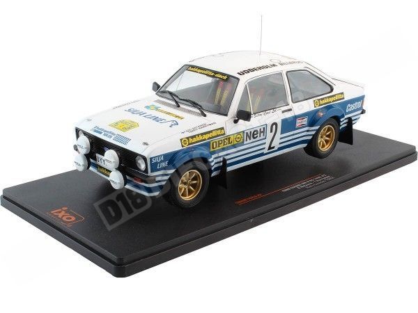 1982 Ford Escort MK II RS 1800 Nº2 Vatanen/Harryman Rallye Suecia 1:18 IXO Models 18RMC142.22