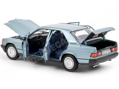 1984 Mercedes-Benz 190 E (W201) Azul Claro Metalizado 1:18 Norev HQ 183828 2