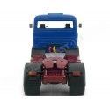 Cochesdemetal.es 1969 Camion Mercedes LPS 1632 DOS EJES BLUE-RED 1:18 ROAD Kings 180022