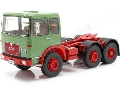 Carsdemetal.es 1972 Truck Man 16304 (F7) Trois axes rouge vert 1:18 Road Kings 180052