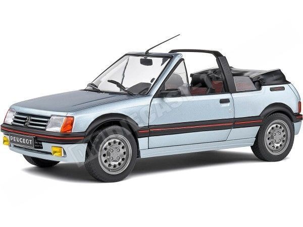 1989 Peugeot 205 CTI MK1 Convertible Azul Azzuro 1:18 Solido S1806203