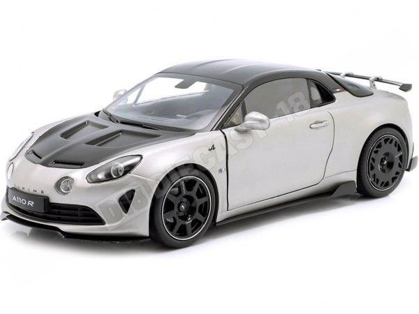 2023 Alpine A110 Radicale Plateado Mate 1:18 Solido S1801621