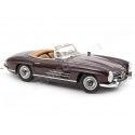 1957 Mercedes-Benz 300 SL Roadster W198 Granate Oscuro 1:18 Norev 1...