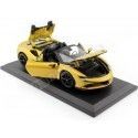 2021 Ferrari SF90 Stradale Hybrid Spider Metallic Gold 1:18 Bburago 16016