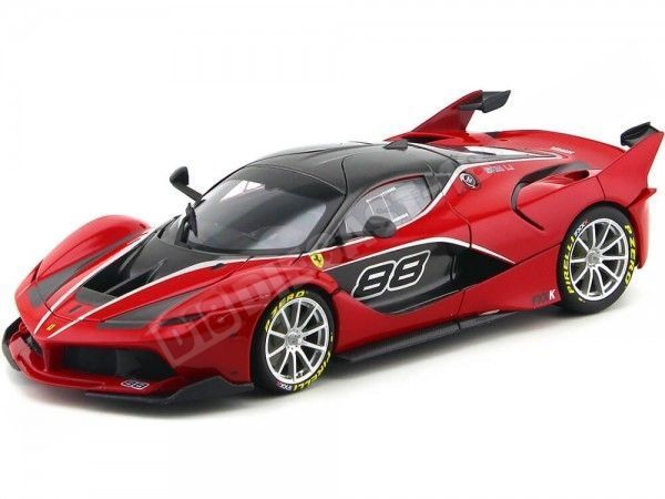 2015 Ferrari FXX-K 88 Rojo/Negro 1:18 Bburago Signature Series 16907