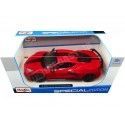 2020 Chevrolet Corvette Stingray Coupe High Wing Rojo/Negro 1:24 Ma...