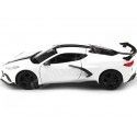 2020 Chevrolet Corvette Stingray Coupe High Wing Blanco/Negro 1:24 ...