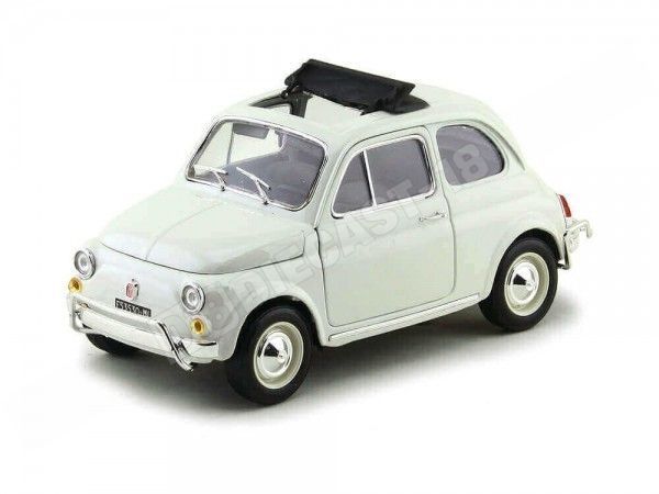 1968 Fiat 500 L Blanco 1:16 Bburago 12035