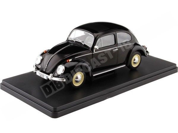 1960 Volkswagen VW Beetle Käfer 1200 Negro 1:24 WhiteBox 124177