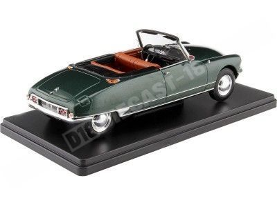 1963 Citroen DS 19 Descapotable Verde Metalizado 1:24 WhiteBox 124180 2