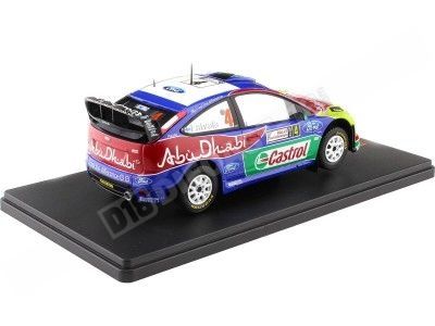 2009 Ford Focus RS WRC Nº4 Latvalla/Anttila Ganador Rally Cerdeña 1:24 IXO Models 24RAL027A.22 2