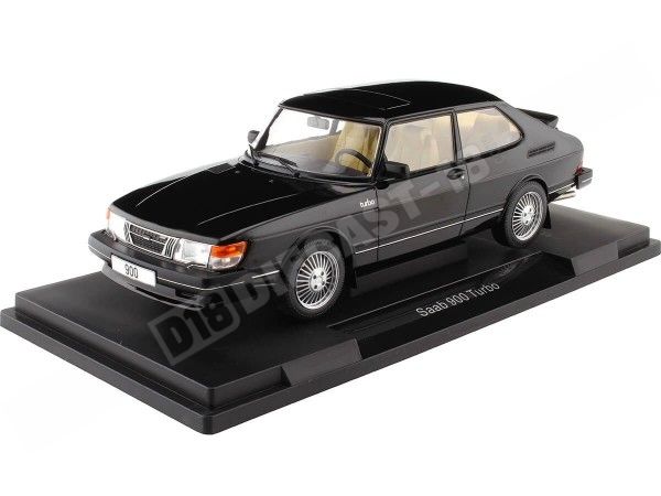 1981 Saab 900 Turbo Negro 1:18 MC Group 18338