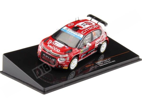 2023 Citroen C3 Rally2 Nº21 Rossel/Dunand Rally Monte Carlo 1:43 IX...