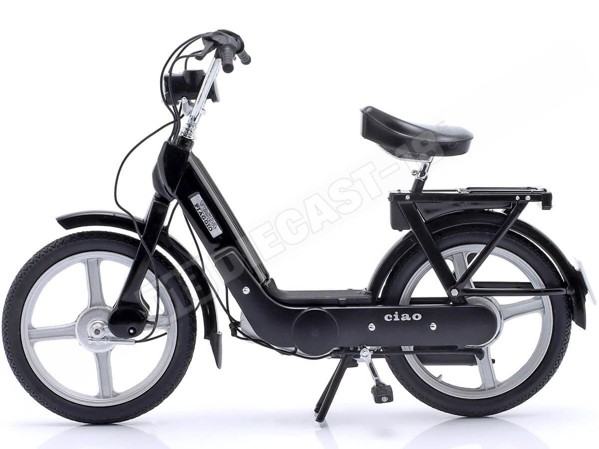 1985 Ciclomotor Vespa Piaggio Ciao Negra 1:10 50CC Legends 10034