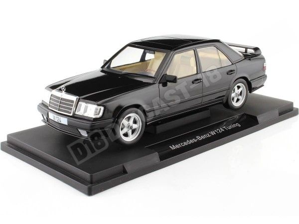 1986 Mercedes-Benz W124 Tuning Negro Metalizado 1:18 MC Group 18341