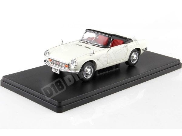 1966 Honda S800 Convertible Blanco 1:24 WhiteBox 124184-O