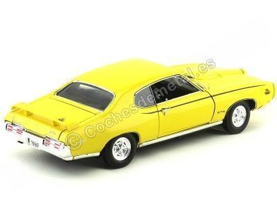 Cochesdemetal.es 1969 Pontiac GTO Judge Amarillo 1:18 Motor Max 73133 2