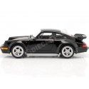 1988 Porsche 911 (964) Turbo Coupe Negro 1:18 Welly 18026