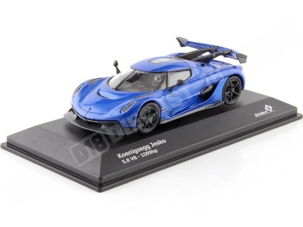 2021 Koenigsegg Jesko 5.0 V8 1599hp Azul Metalizado 1:43 Solido S4312601