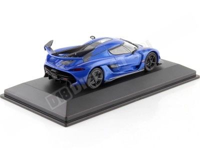 2021 Koenigsegg Jesko 5.0 V8 1599hp Azul Metalizado 1:43 Solido S4312601 2