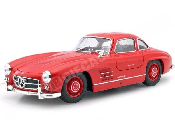 Cochesdemetal.es 1954 Mercedes-Benz 300 Sl Gullwing "Alas de Gaviota" W198 Rojo 1:24 Welly 24064