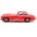 Cochesdemetal.es 1954 Mercedes-Benz 300 Sl Gullwing "Alas de Gaviota" W198 Rojo 1:24 Welly 24064