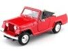 1970 Jeep Jeepster Commando Convertible Rojo/Blanco 1:24 Welly 24117