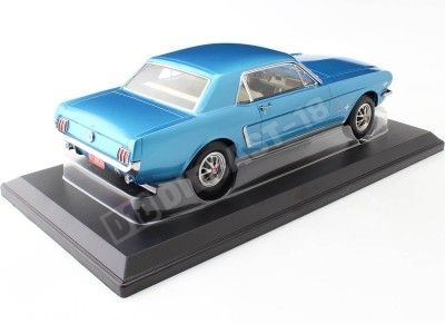 1965 Ford Mustang Coupe Hard Top Turquesa Metalizado 1:18 Norev 182800 2