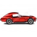 1965 Shelby AC Cobra 427 Hardtop Rojo Metalizado 1:18 Solido S1804909