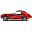 1965 Shelby AC Cobra 427 Hardtop Rojo Metalizado 1:18 Solido S1804909