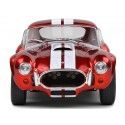 1965 Shelby AC Cobra 427 Hardtop Rojo Metalizado 1:18 Solido S1804909