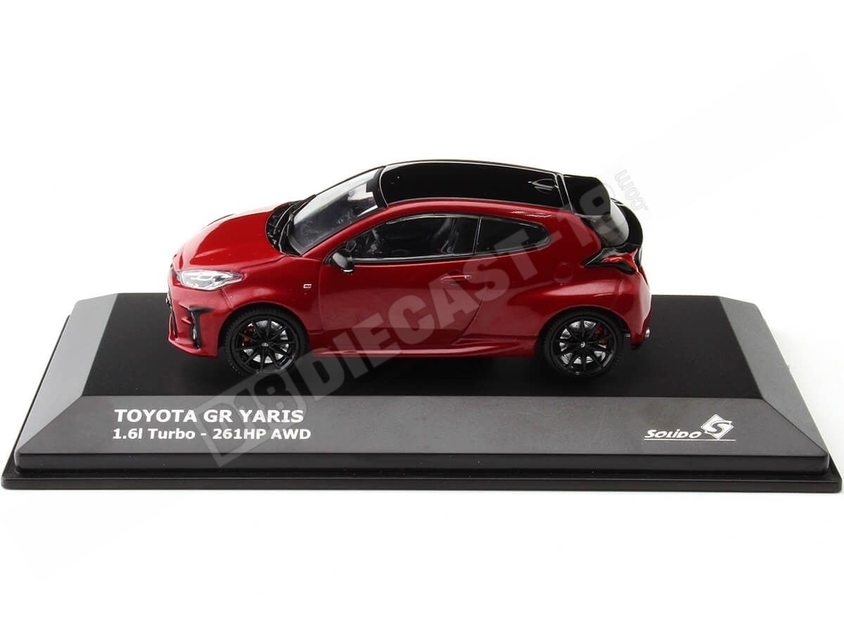 2020 Toyota Yaris GR Rojo Carmín 1:43 Solido S4311102