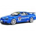 2000 Nissan Skyline GT-R (R34) Streetfighter Calsonic Tribute Azul 1:18 Solido S1804307