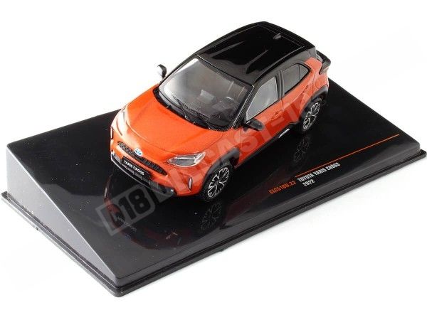 2022 Toyota Yaris Cross Naranja Metalizado/Negro 1:43 IXO Models CLC510N.22