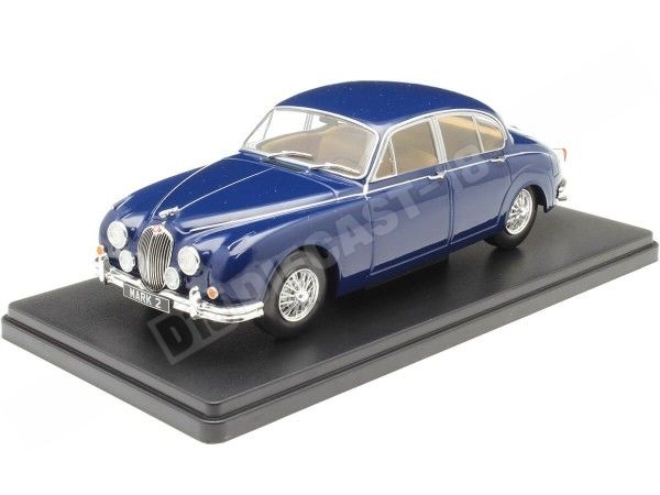 1960 Jaguar MK II Azul 1:24 WhiteBox 124201