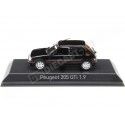 1992 Peugeot 205 GTi 1.9 Negro PTS 1:43 Norev 471734