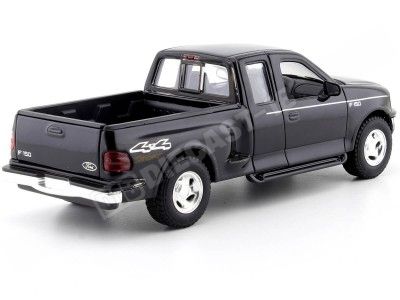 1999 Ford F150 Flareside Supercab Pickup Negro 1:24 Welly 29396 2