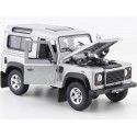 2010 Land Rover Defender 90 TDI Gris 1:24 Welly 22498