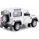 2010 Land Rover Defender 90 TDI Gris 1:24 Welly 22498