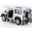 2010 Land Rover Defender 90 TDI Gris 1:24 Welly 22498