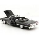 1963 Chevrolet Impala Convertible Tuning Negro 1:24 Welly 22434