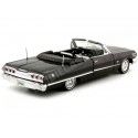 1963 Chevrolet Impala Convertible Tuning Negro 1:24 Welly 22434