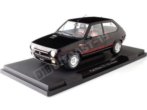 1981 Fiat Ritmo TC 125 Abarth 2000 (SEAT Ritmo) Negro 1:18 MC Group 18418