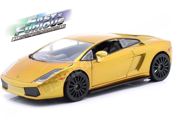 2023 Lamborghini Gallardo Fast & Furious "Fast X" Metallic Gold 1:24 Jada Toys 34924 253203089