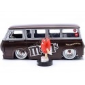 1965 Ford Econoline + Figura "M&Ms Rojo" Marrón/Plateado 1:24 Jada Toys 32027 253255065