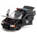 1986 Ford Tarus LX Policía de Detroit + Figura RoboCop Negro/Gris 1:24 Jada Toys 33743/253255060