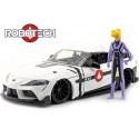 2020 Toyota Supra + Figura Roy Focker "Serie de TV Robotech" 1:24 J...